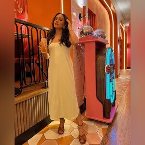 Lululemon Pima Cotton Open-Back Midi Dress size 8